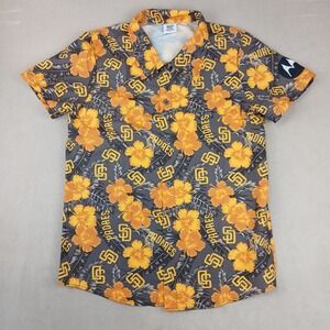 San Diego Pades Motorola Medium Mens Shirt Promo Hawaiian Camp 22x30